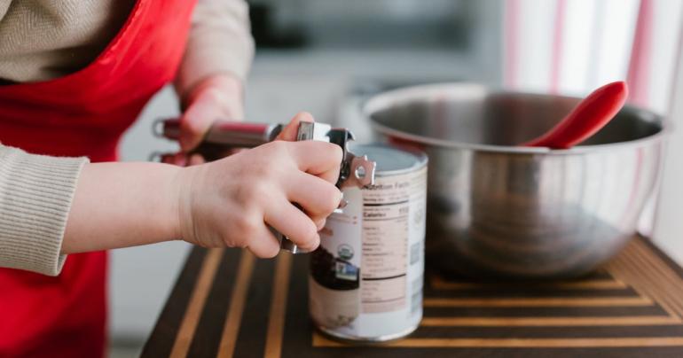 Here's How to Open a Can Without a Can Opener