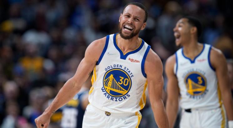 Lights-out shooting from Curry, Poole gives Warriors comeback win over Nuggets