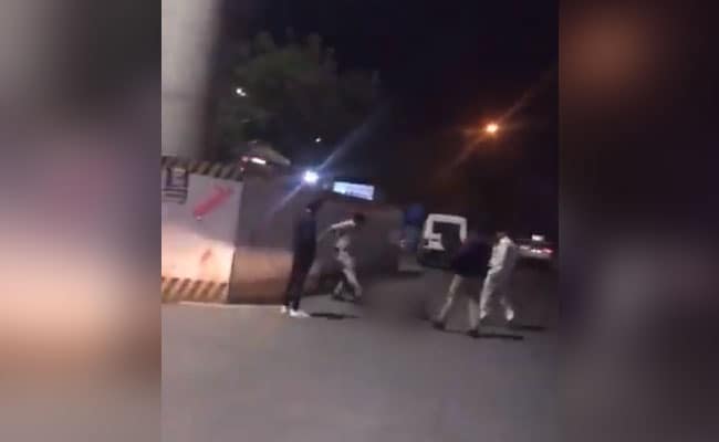 Cops Seen Assaulting Allegedly Drunk Man In Indore, 3 Suspended