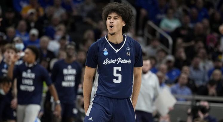 No. 15 Saint Peter’s upsets No. 2 Kentucky in first round of March Madness