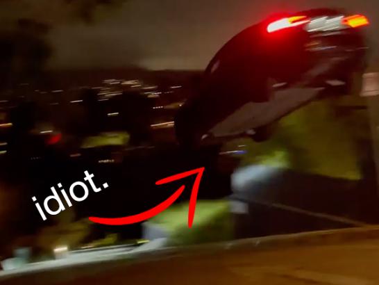 Idiot TikToker wrecks Tesla in dangerous stunt, feels zero remorse