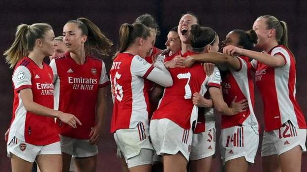 Arsenal 1-1 Wolfsburg: Lotte Wubben-Moy scores late equaliser in Champions League quarter-final first-leg tie