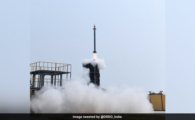 "Target Destroyed, Direct Hit": India Test-Fires Surface-To-Air Missile