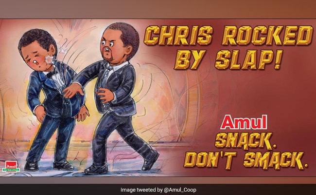 "Snack. Don't Smack": Amul's Tweet On Will Smith Slapgate At Oscars