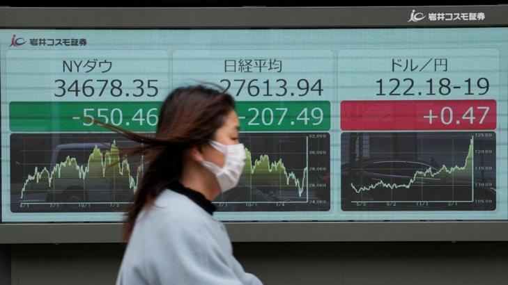 Asian shares slip as Japan 'tankan' shows weaker outlook