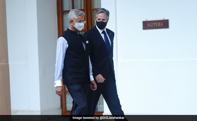 S Jaishankar Speaks With US' Antony Blinken Ahead Of 2+2 Dialogue