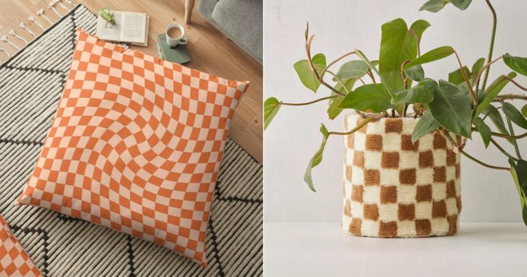 Incorporate Checkerboard Into Your Home With These Accent Pieces