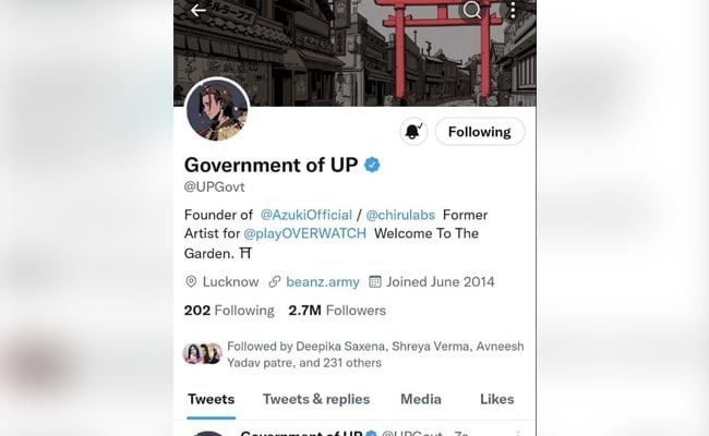 UP Government, Punjab Congress Twitter Handles Hacked Briefly
