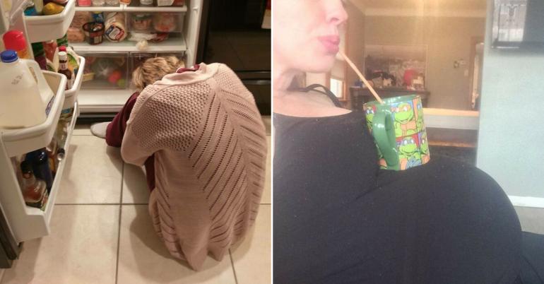 Pregnancy: It takes a pair of brass ones and odd food choices to endure (31 Photos)