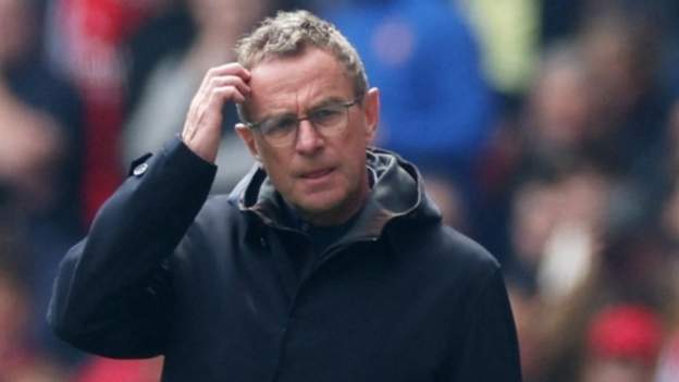 Manchester United's Champions League hopes are over, says interim boss Ralf Rangnick