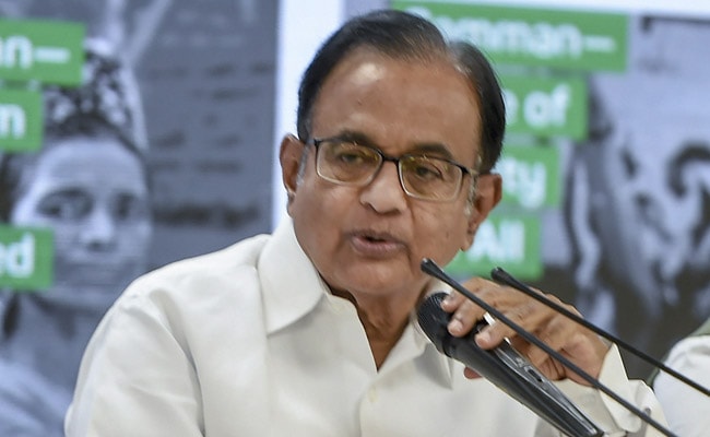 Indian Economy Cause Of "Extreme Concern", Time For "Reset": P Chidambaram