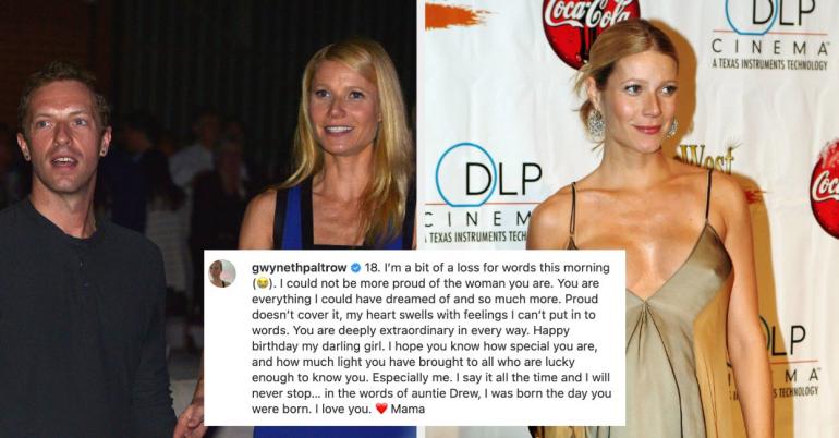 Apple, Gwyneth Paltrow And Chris Martin's Daughter, Is Now 18 — And I Am A Billion Years Old