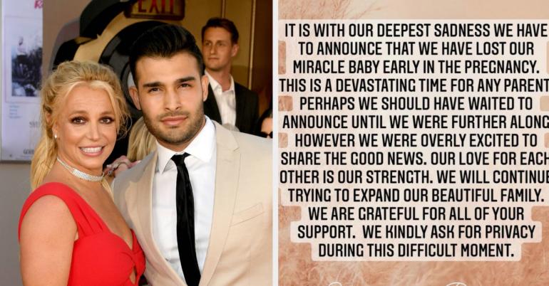 Britney Spears And Sam Asghari Have "Lost Their Miracle Baby"