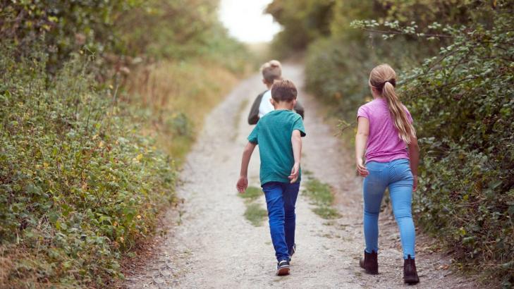 How I Trick My Kids Into Going on Walks With Me