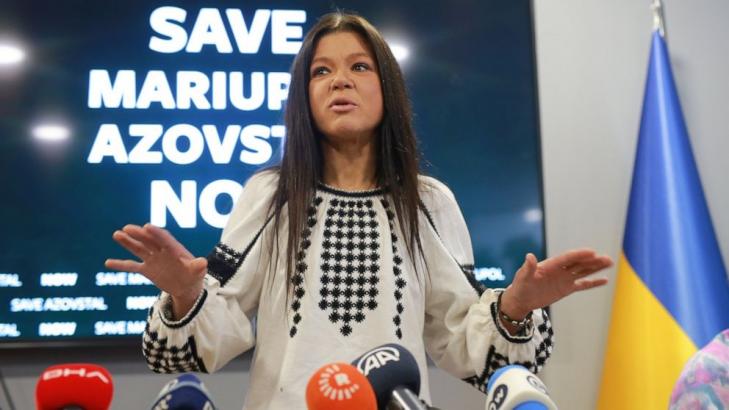 Singer Ruslana seeks Turkey's help for Ukrainian fighters