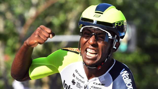 Giro d'Italia: Biniam Girmay becomes first black African to win Grand Tour stage