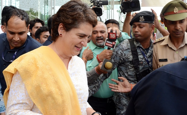 As UP Congress Meets To Revive Party, Priyanka Gandhi Leaves Abruptly