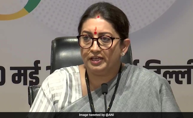 Smriti Irani Hits Out At Arvind Kejriwal For Over Arrested Delhi Minister