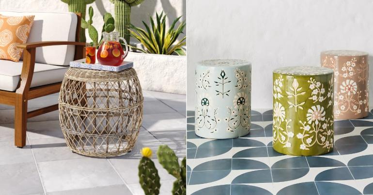 13 Outdoor Side Tables That Will Spruce Up Your Patio