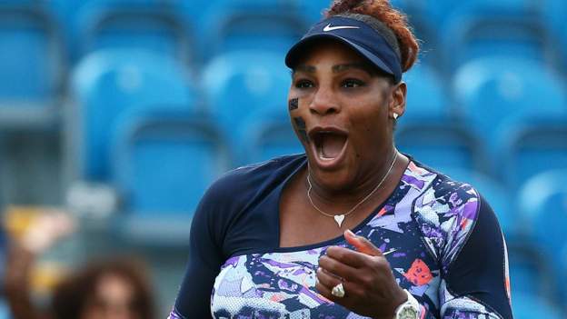 Serena Williams wins alongside Ons Jabeur in comeback at Eastbourne
