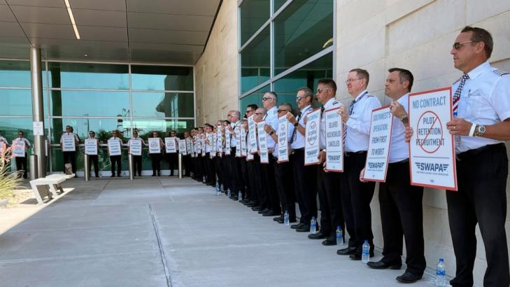 Pilots picket as airline unions leverage summer travel woes