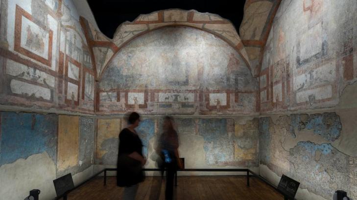 Ancient home, prayer room open at Rome's Baths of Caracalla