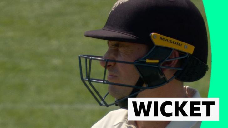 England v New Zealand: Jack Leach traps Will Young lbw with his first ball