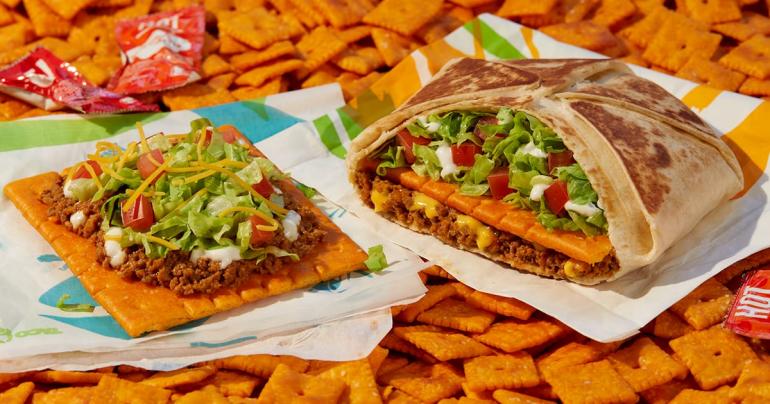 Yep, That's a Crunchwrap Supreme Stuffed With a Giant Cheez-It