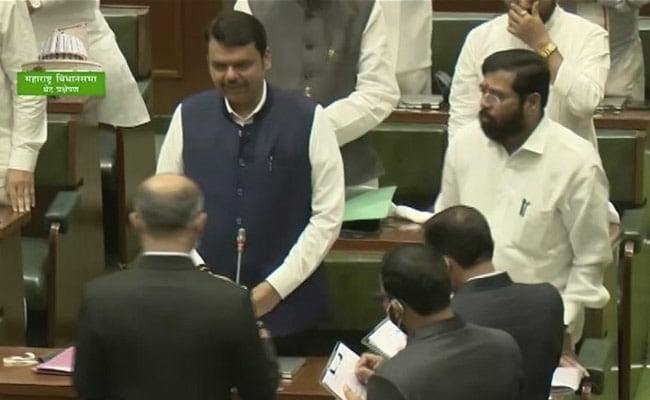 Opposition Booing, "ED" Chants As MLAs Back Eknath Shinde In Vote