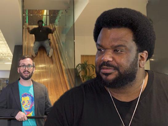 Craig Robinson vs. Our Slide (& Boom)