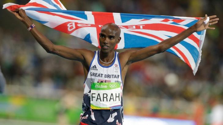 UK Olympian Mo Farah reveals he was trafficked as a child