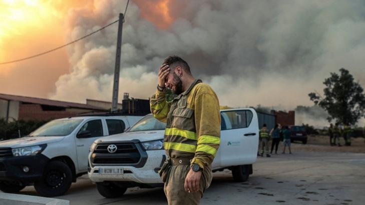 France, Spain fight spreading wildfires as Europe swelters