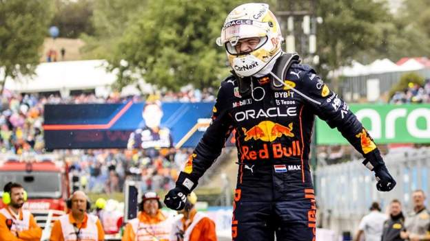 Hungarian Grand Prix: Max Verstappen extends title lead with win from 10th on grid