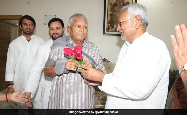 What Nitish Kumar Said On "Reunion" With Lalu Yadav In Patna Last Night