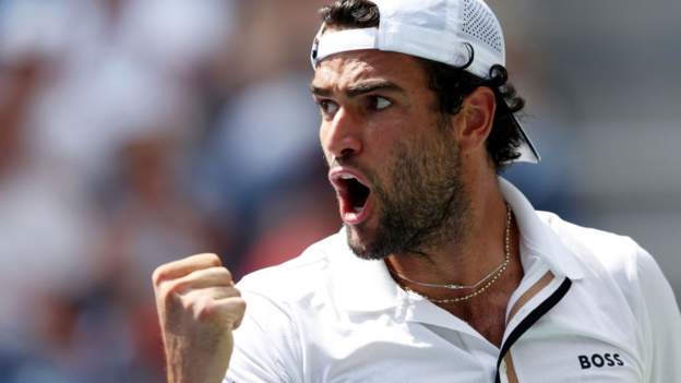 US Open: Matteo Berrettini reaches quarter-finals with five-set win