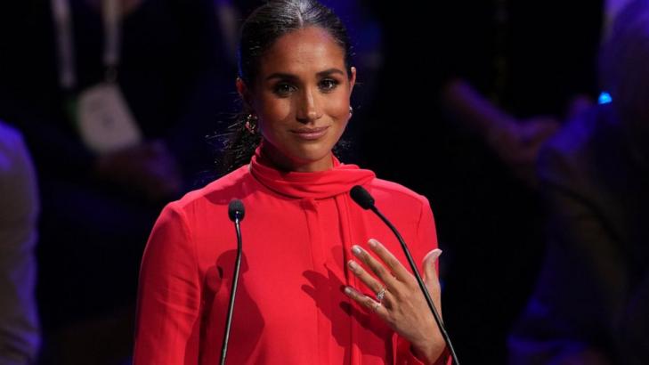 Meghan addresses youth summit on UK visit with Prince Harry