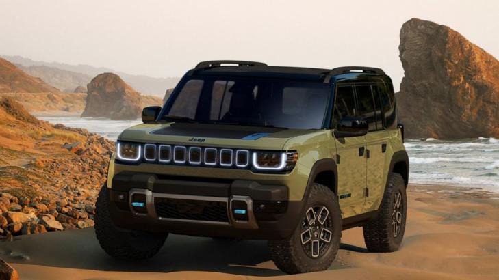 Jeep unveils its 1st electric SUVs for North America, Europe