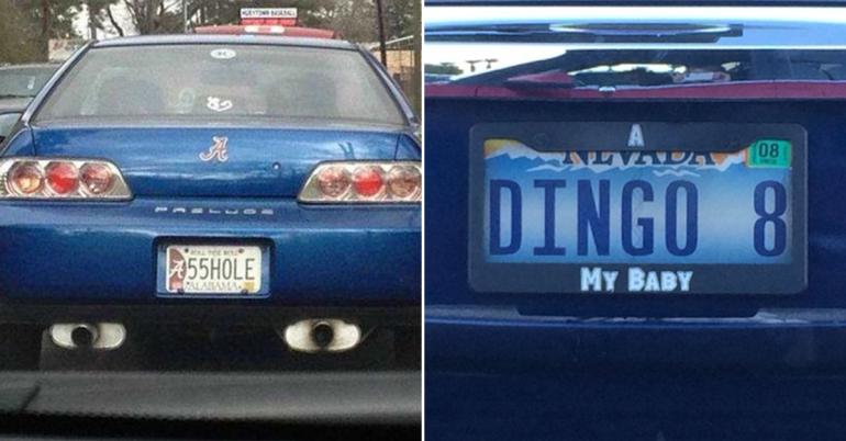 Try not to crash looking at these funny license plates (29 Photos)