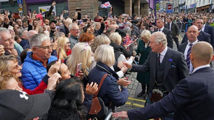 King Charles III in first engagement since queen's death