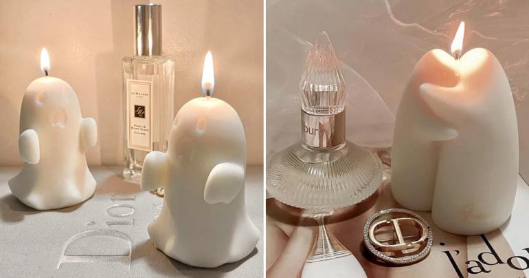 We're Melting Over These Adorable, Autumn-Scented Ghost Candles