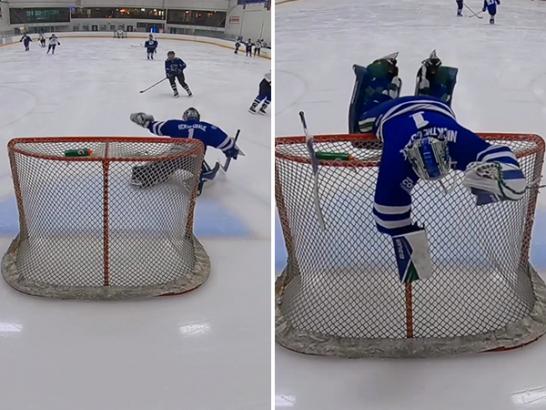 Hockey goalies are a different… and totally weird breed (Video)