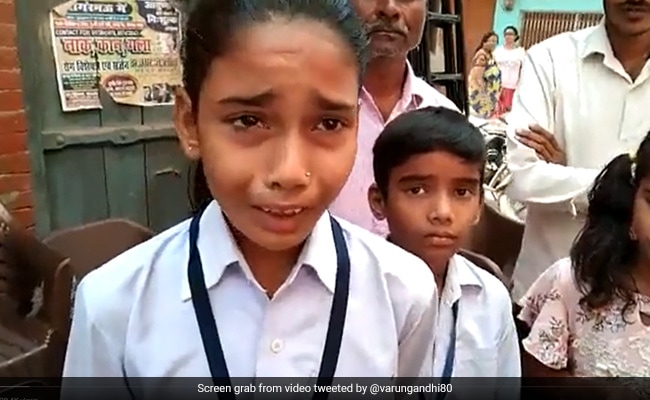 "Her Tears Show...": Varun Gandhi Shares Video Of UP Girl Crying Over Fee