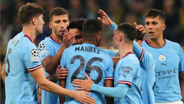 Borussia Dortmund 0-0 Manchester City: City seal top spot despite Mahrez miss