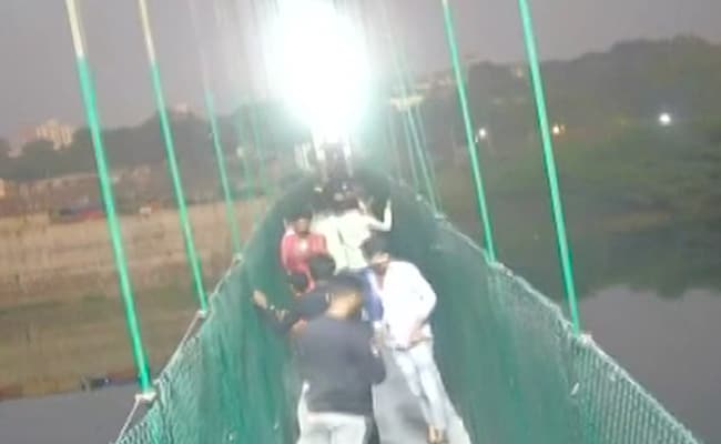 Watch: Horrific Moment When Gujarat's Bridge Crashed, 500 People On It