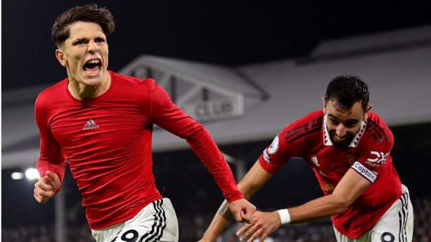 Fulham 1-2 Manchester United: Alejandro Garnacho scores dramatic injury-time winner