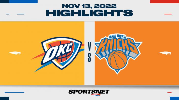 NBA Highlights: Thunder 145, Knicks 135