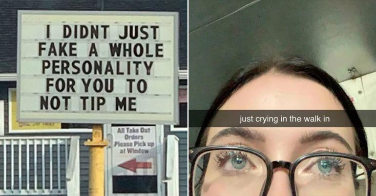 If you’ve ever cried in a walk-in you’ll relate to these server memes (42 photos)