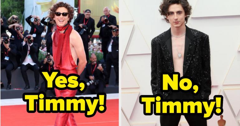 Timothée Chalamet Is Considered A Gen Z Style Icon, But I'm Curious If You Think These Outfits Hit Or Missed
