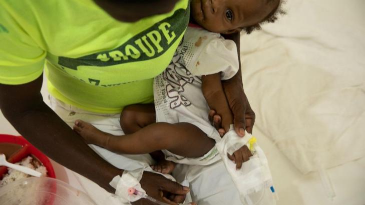 UN: Children in Haiti hit by cholera as malnutrition rises