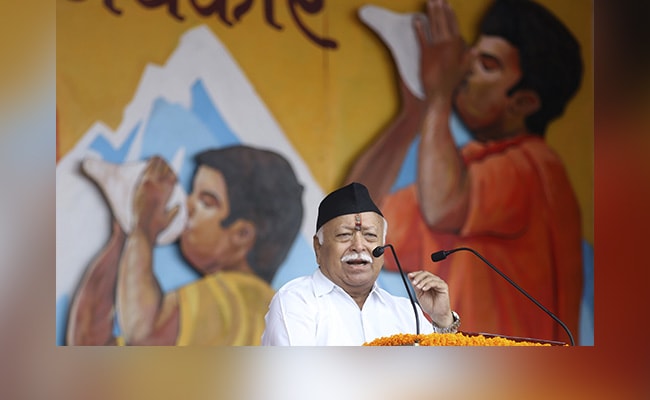 "All People Living In India Are Hindus": RSS Chief Mohan Bhagwat